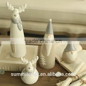 Funny Christmas Resin Santa and Reindeer Christmas Craft thumbnail-2