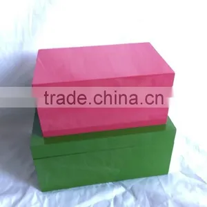 High Quality Best Selling Eco Friendly Set of Two Rectangular Lacquered Box From Vietnam thumbnail-1