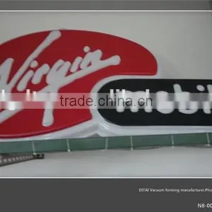 Customized Printed Corflute Sign/vacuum Formed Plastic Signs thumbnail-3