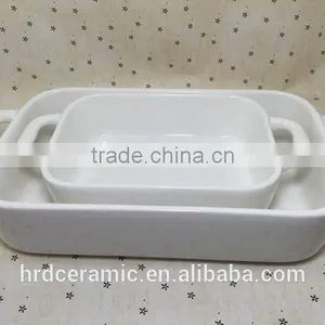 Ceramic Oven Dish/stocked Porcelain Cheese Bakeware Plate thumbnail-2