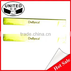 PVC Wrist Band Custom Reflective Promotional Gift Slap Bracelet thumbnail-3