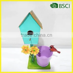 Hot Selling Big Bird Nest Flower Pot Decor With Metal Material for Competitive Price thumbnail-1