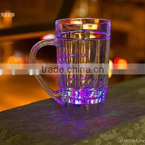 Beer Steins Drinkware 600 ml Led Flashing Plastic Beer Cups thumbnail-2