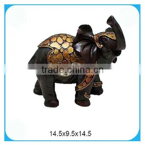 Hand Painted Resin Sculpture Elephant Statue thumbnail-1