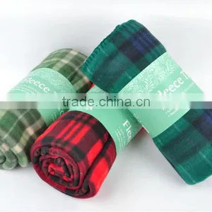 Plaid Fleece Blanket thumbnail-1