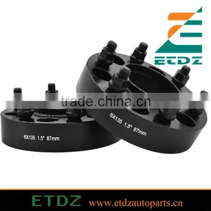 Black 1.5" 6x135 MM Hub Centric Wheel Spacers Adapters ForFord F-150 Raptor Expedition thumbnail-3
