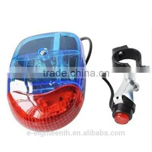 5 LED Bike Bicycle Light Loud Electronic Horn Bell Alarm Voice Speaker 8 Tones thumbnail-2