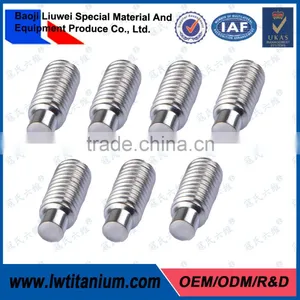 Competitive Price DIN 915 Gr2 Titanium Hex Socket Set Screw Dog Point thumbnail-1