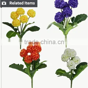 High Quality Artificial Flowers Tiny Hydrangea-5 Heads for Sales thumbnail-3