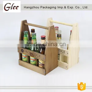 4 Bottles 6 Bottles Wooden Wine Crate thumbnail-1