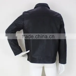 2015 Mens Fashion Leather Jacket Brands thumbnail-5
