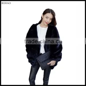 Winter Fashion Imitation Mink Fur Oversize Warm Coat thumbnail-1