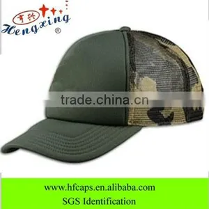 2013 Fashion Men's Good Time Flexfit Custom Mesh Camo Trucker Hat thumbnail-1