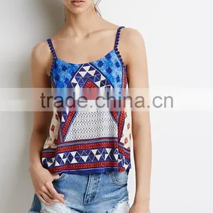 Fashion Spaghetti Strap Tank Top thumbnail-3