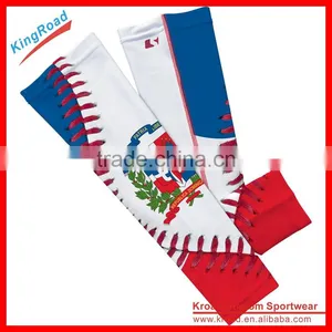 Fashion Striped Arm Sleeves Cover UV Sun Protection for Cycling Basketball, Golf, Football thumbnail-5