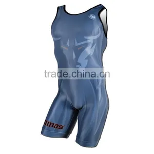 Professionale Sublimation Wrestling Singlets Plus Size thumbnail-1