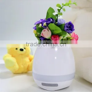 Touching Flower Singing Plant Interaction Bluetooth Speaker LED Smart Music Flowerpot thumbnail-4