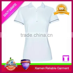 100% Cotton Body Fit Polo Shirt, Womens Square and Stripe Polo Shirt Clothing Wholesale Manufacturers thumbnail-5