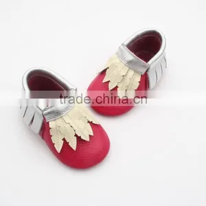 Genuine Leather Moccasin Shoes Baby Baba Shoes for Babies thumbnail-1