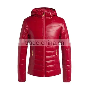 OEM Fashion Ultra Light Nylon Down Jackets/women Slim Fit Women Light Down Jacket For Outdoor and Indoor thumbnail-1
