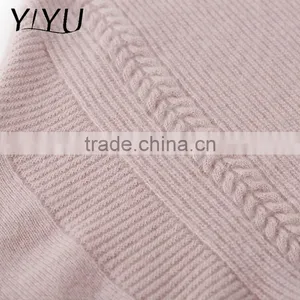 Custom Winter Fall Casual Women Loose Turtleneck Cashmere Pullover Sweater thumbnail-4
