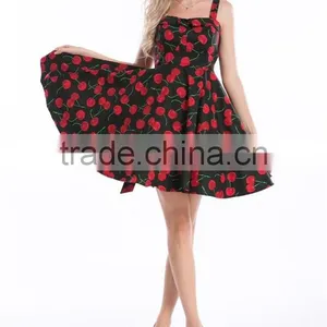 Instyles Beautiful Floral Party Costume Rockabilly Dress thumbnail-4