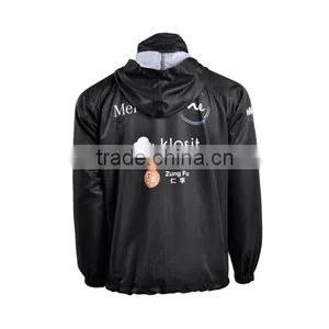 Waterproof Breathable Jacket Best Cotton Custom Satin Bomber Jacket thumbnail-5