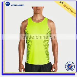 Factory Wholesale Custom Sport Wear Fitness Men's Vest Gym Tank High Quality thumbnail-1