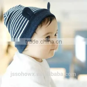 Cute Bear Designer Knit Cotton Baby Hat, Personalized Baby Hats thumbnail-1