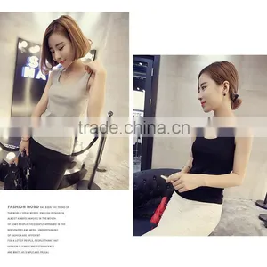 Spring/summer 2017 ms Han Edition Cultivate One's Morality Show Thin Coat Half Sleeve V-neck Cultivate One's Morality Short Slee thumbnail-1