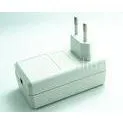 White EU Plug 2 Pins AC Charger Adapter for LED Lights / LCD Monitor thumbnail-1