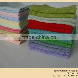 Hand Towel Square Shape Bamboo and Organic Cotton Fiber thumbnail-1