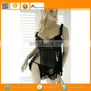 Professional Making Cute Babydoll Lingerie With White Balck Red Pink Available thumbnail-2