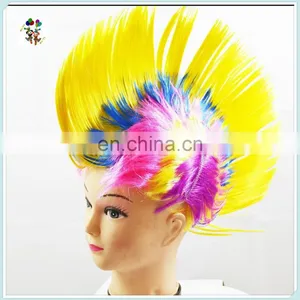 Party Mixed Colors Synthetic Punk Spike Mohawk Wigs HPC-0043 thumbnail-1