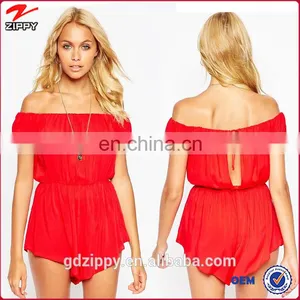 2015 New Look Off Shoulder Beach Romper Playsuit Women thumbnail-1