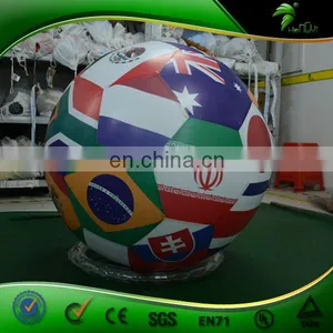 Soccer Shape Inflatable Double Layer Flag Balloon thumbnail-5