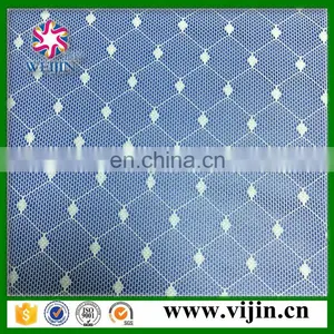 Changle Factory Warp Knitting Technique Plain Dot Mesh Fabric for Bridal Dress thumbnail-2