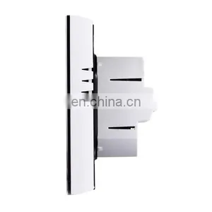 LCD Display Air Conditioning 2-Pipe Programmable Room Thermostat for Fan Coil Unit, Supports Wifi(White) thumbnail-2