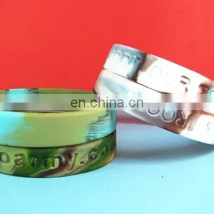 Printed Army Color Silicone Wristbands thumbnail-2