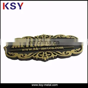Wholesale Price Carved Metal Label for Bags thumbnail-5