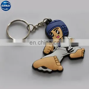 Promotional Custom Shoe Rubber Pvc Key Chain thumbnail-3