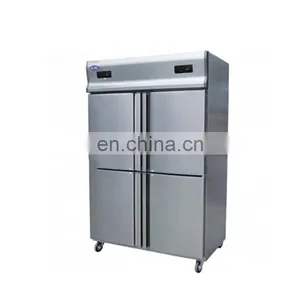 0 to -15 C 4 Door Single-Temperature Freezers Brass Compressor Kitchen Refrigerator thumbnail-1