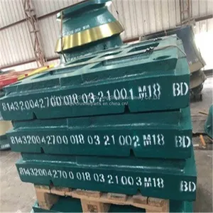 High Efficiency Jaw Crusher Wear Part Fixed Jaw Plate Apply to Nordberg C100 thumbnail-1