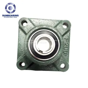 SUNBEARING UCF211 Pillow Block Bearing Green 55*162*58.4mm Chrome Steel GCR15 thumbnail-1