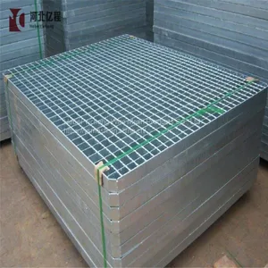 Hot Dipped Galvanized Press Welded 2mm Steel Grating for Drainage Channel thumbnail-1