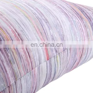 Polyester Canvas Printed Creative Melange Striped Space Dye Decorative Pillow thumbnail-6