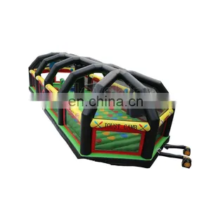 All In One Inflatable Sports Arena 5 In 1 Combo Football Twister Volleyball Game Field thumbnail-3