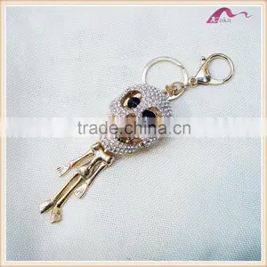 2016 Promotional Gold Crystal Skull Keychain thumbnail-1
