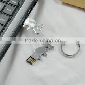 Wholesales Factory Price Promotional Metal Bear Usb Flash Drive thumbnail-1
