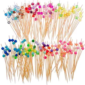 Great Size Colorful Cocktail Beads Sticks for Taller Glasses for Different Type of Food or Occasion thumbnail-3